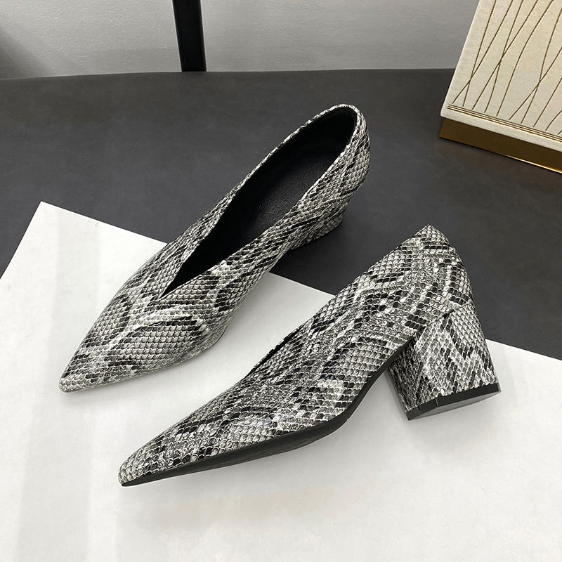 Men'S Shoes Dress Casual - Autumn Luxury Sexy Dress Shoes Snakeskin