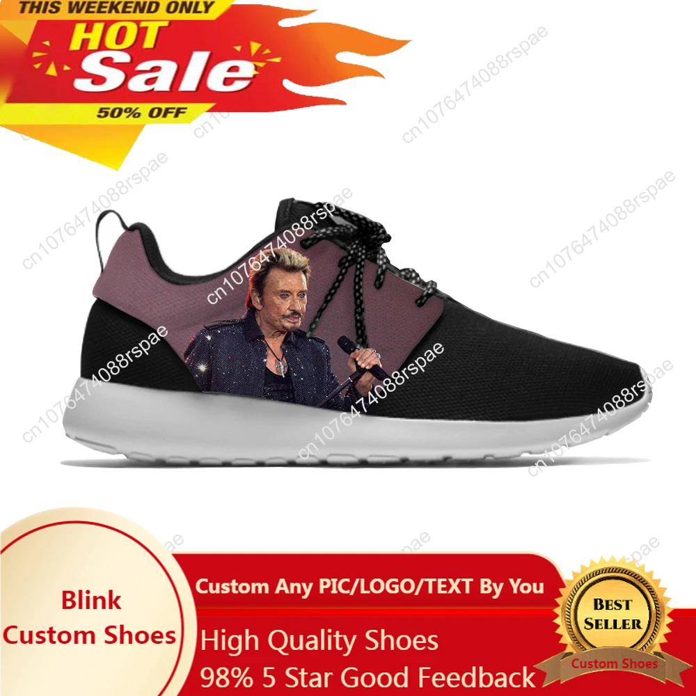 Running Shoes Lightweight - Rock Star Johnny Hallyday Music Cool