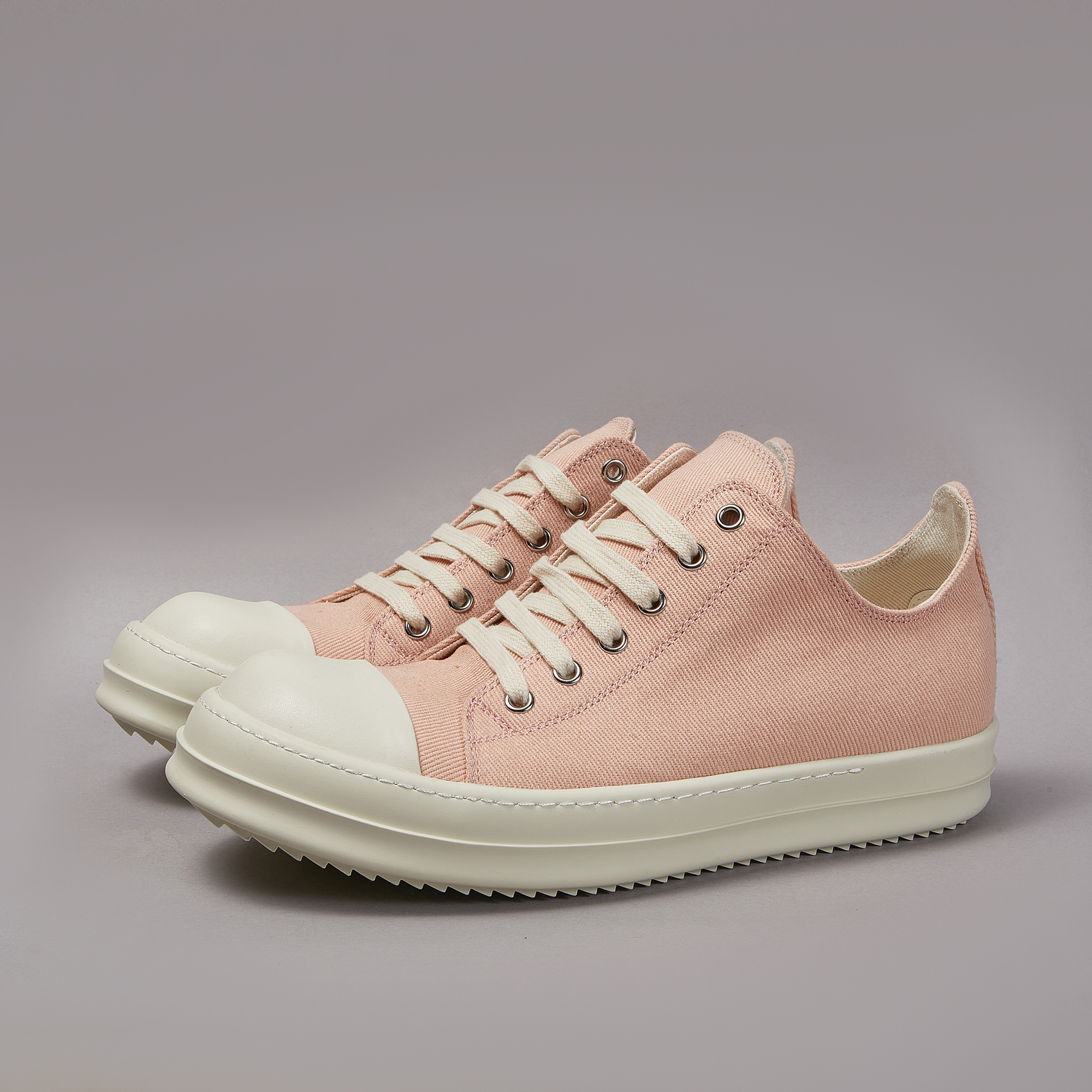 Men'S Shoes In Fashion - Multifunctional Dirty Pink Twill Fabric Low