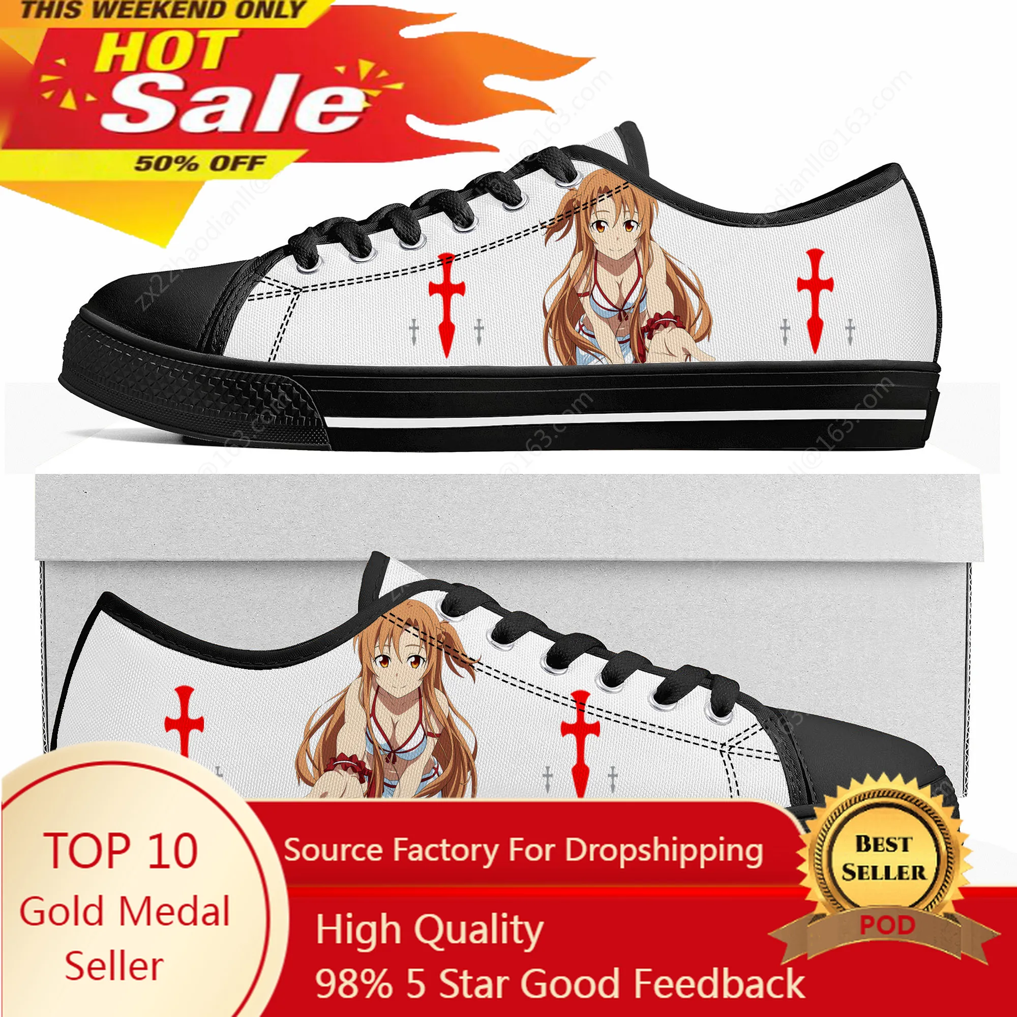 Men Shoes Online - Cartoon Novel Asuna Sword Art Online