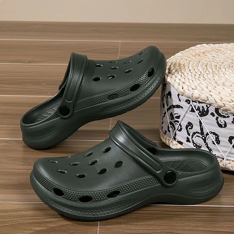 Men'S Shoes Crocs - Plus Size 36-48 Summer Slippers Comfortable
