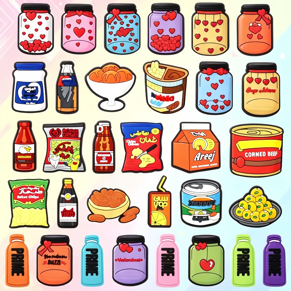 Men'S Shoes Crocs - 32PCS Food Shoe Charms for Crocs