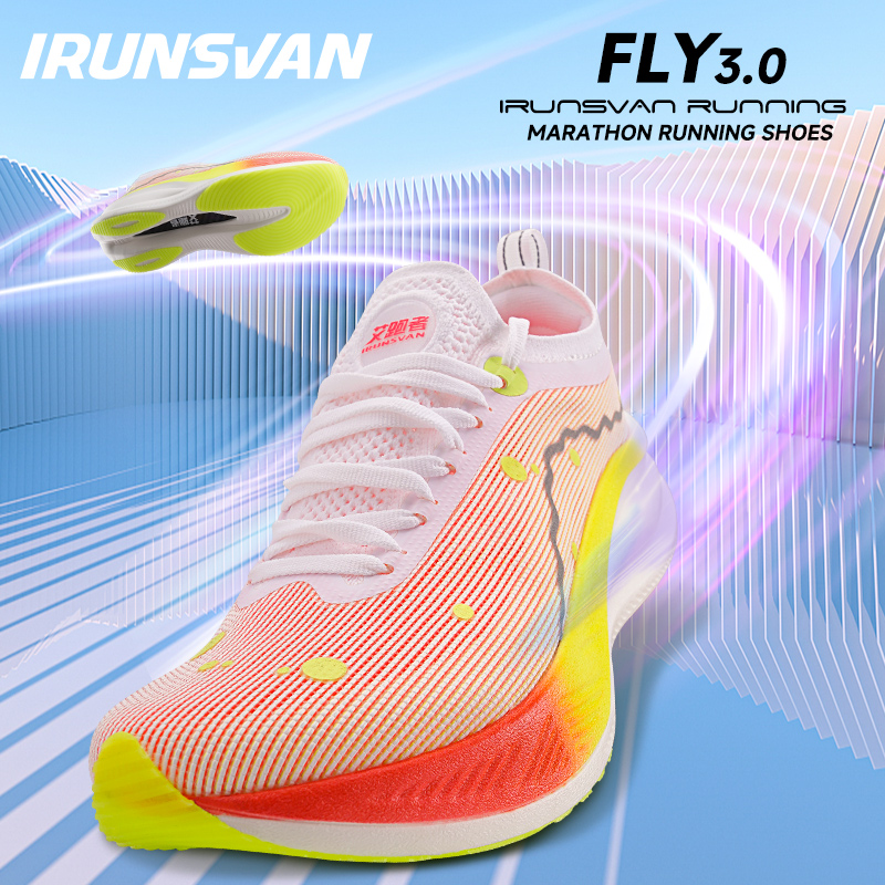 Men Shoes Runners - IRUNSVAN Full Palm Carbon Plate Running