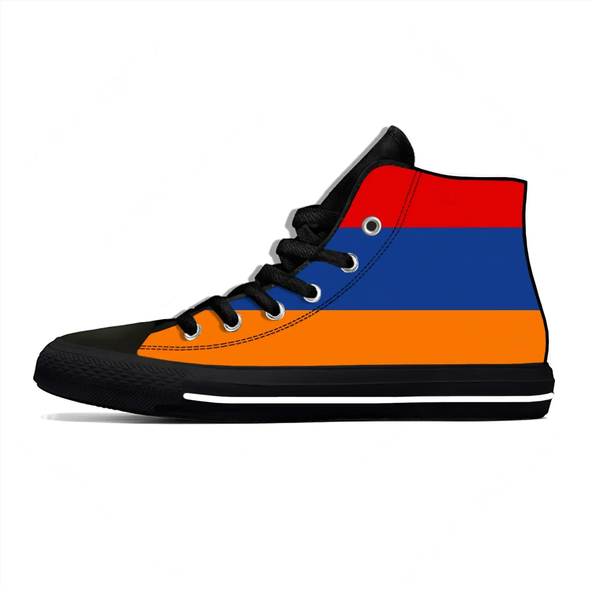 Running Shoes Lightweight - Armenia Flag High Top Sneakers Mens