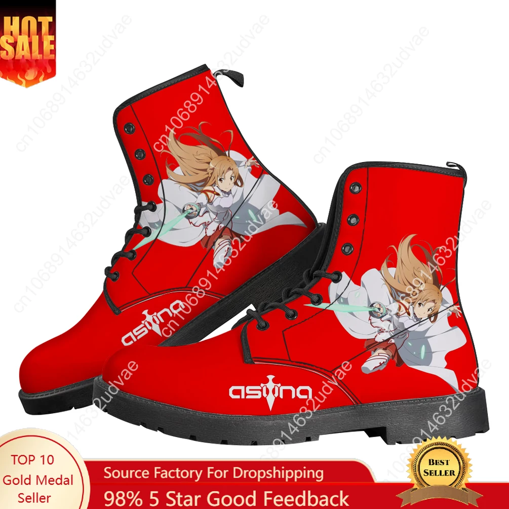 Men Shoes Online - Sword Art Online Asuna Boots Mens