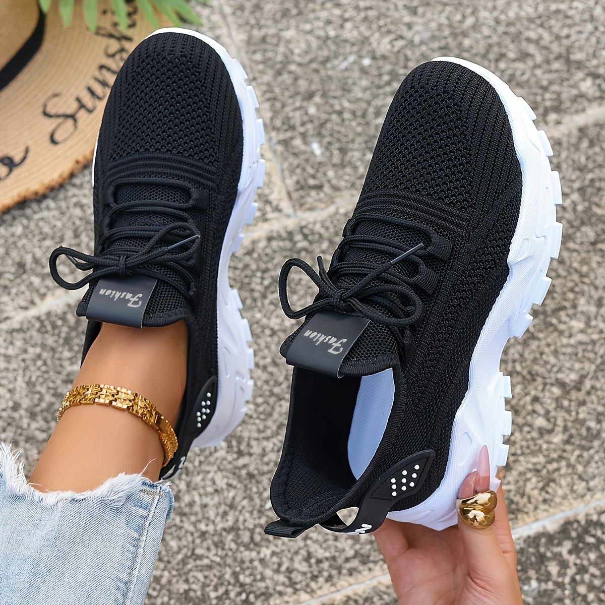 Men Shoes On Sale - Breathable Knit Sneakers Fashion Comfortable Slip