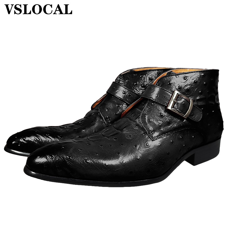 Men'S Shoes Dress Casual - 2025 Mens Ankle Boots Shoes Black