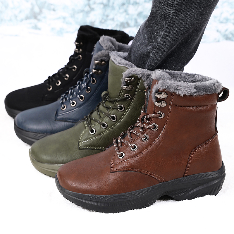 Men Winter Snow Boots for Wate - Men'S Shoes For Running recension och pris