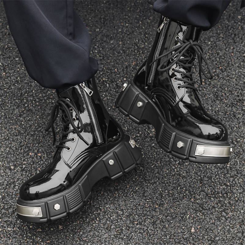 men's casual punk goth dress p - Men'S Shoes Dress Casual recension och pris