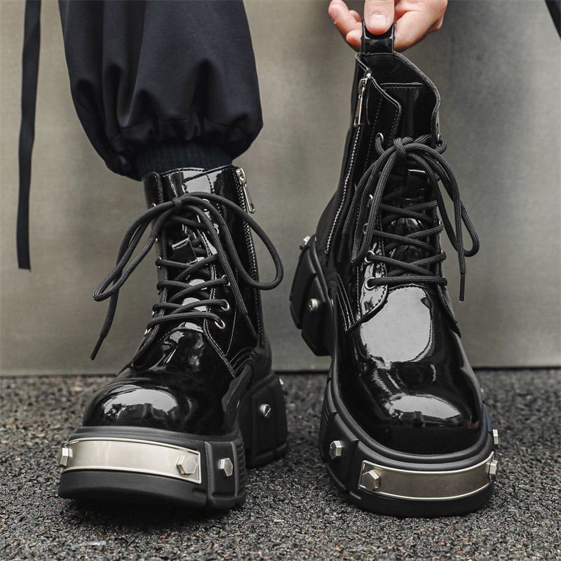 men's casual punk goth dress p - Men'S Shoes Dress Casual recension och pris