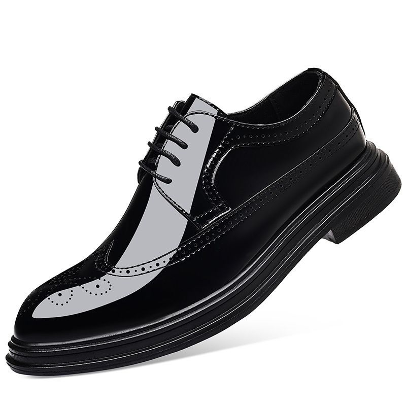 Men's Patent Leather Brogue Dr - Men'S Shoes Dress Casual recension och pris
