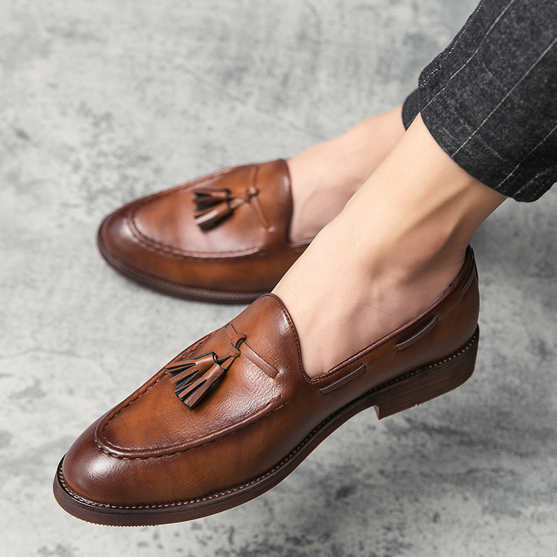 New high quality pointed casua - Men'S Shoes Brogues recension och pris