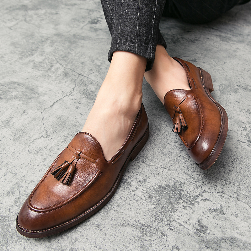 New high quality pointed casua - Men'S Shoes Brogues recension och pris
