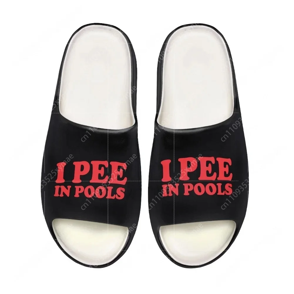 I Pee in Pools Soft Sole Sllip - Men Shoes On recension och pris