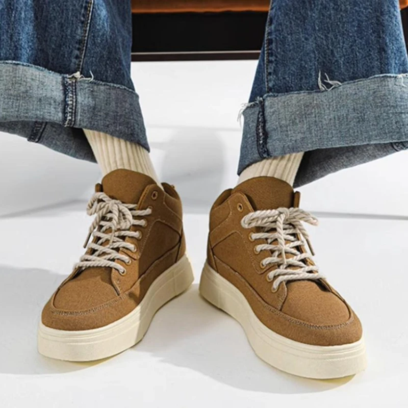 Thick Sole Height Increasing H - Men'S Shoes To Increase Height recension och pris