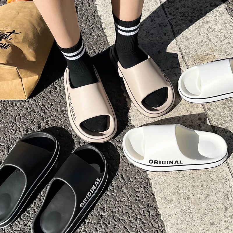 Summer Couple Slides Solid Col - Men'S Shoes For Summer recension och pris