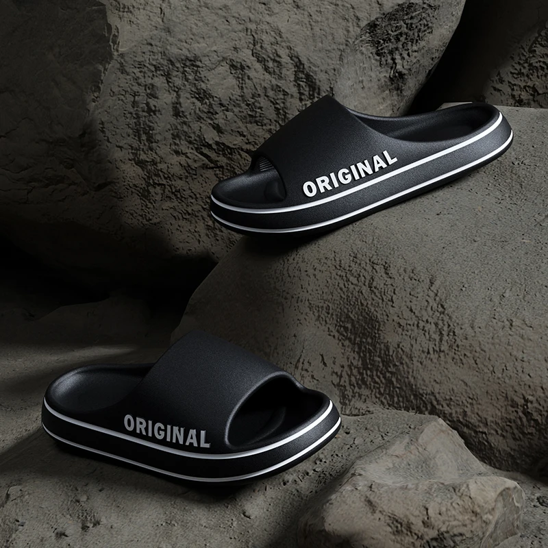 Summer Couple Slides Solid Col - Men'S Shoes For Summer recension och pris