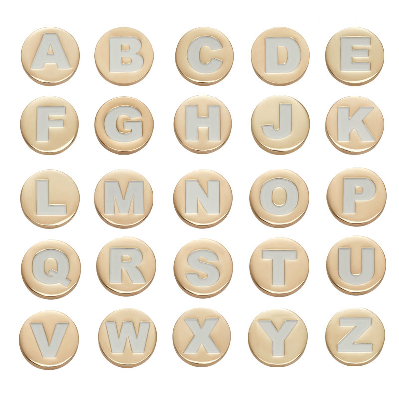Bling Gold  Letter Shoe Charms - Men'S Shoes Crocs recension och pris