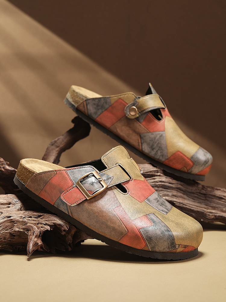 Unisex Cork Closed Toe Slipper - Men Shoes On Sale recension och pris