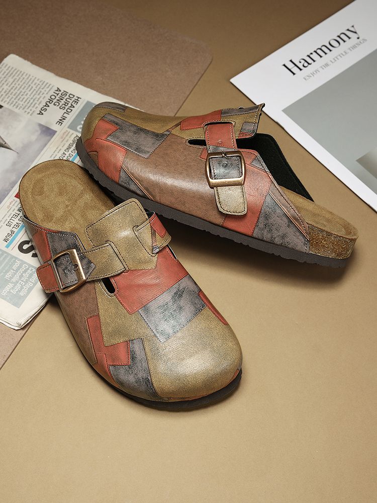 Unisex Cork Closed Toe Slipper - Men Shoes On Sale recension och pris
