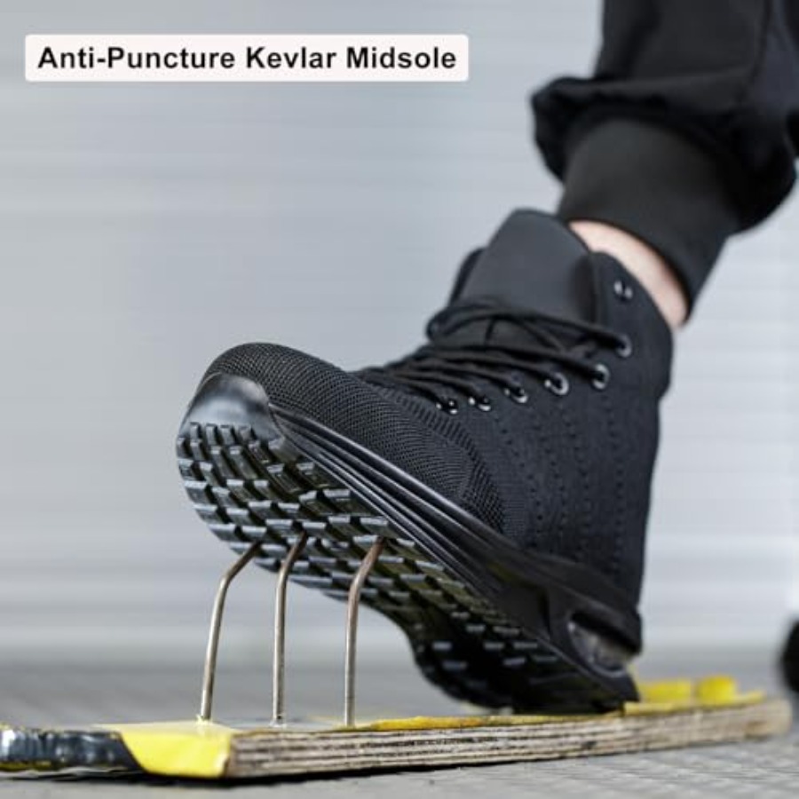 Steel Toe Work Boots for Men o - Men'S Shoes For Tennis recension och pris