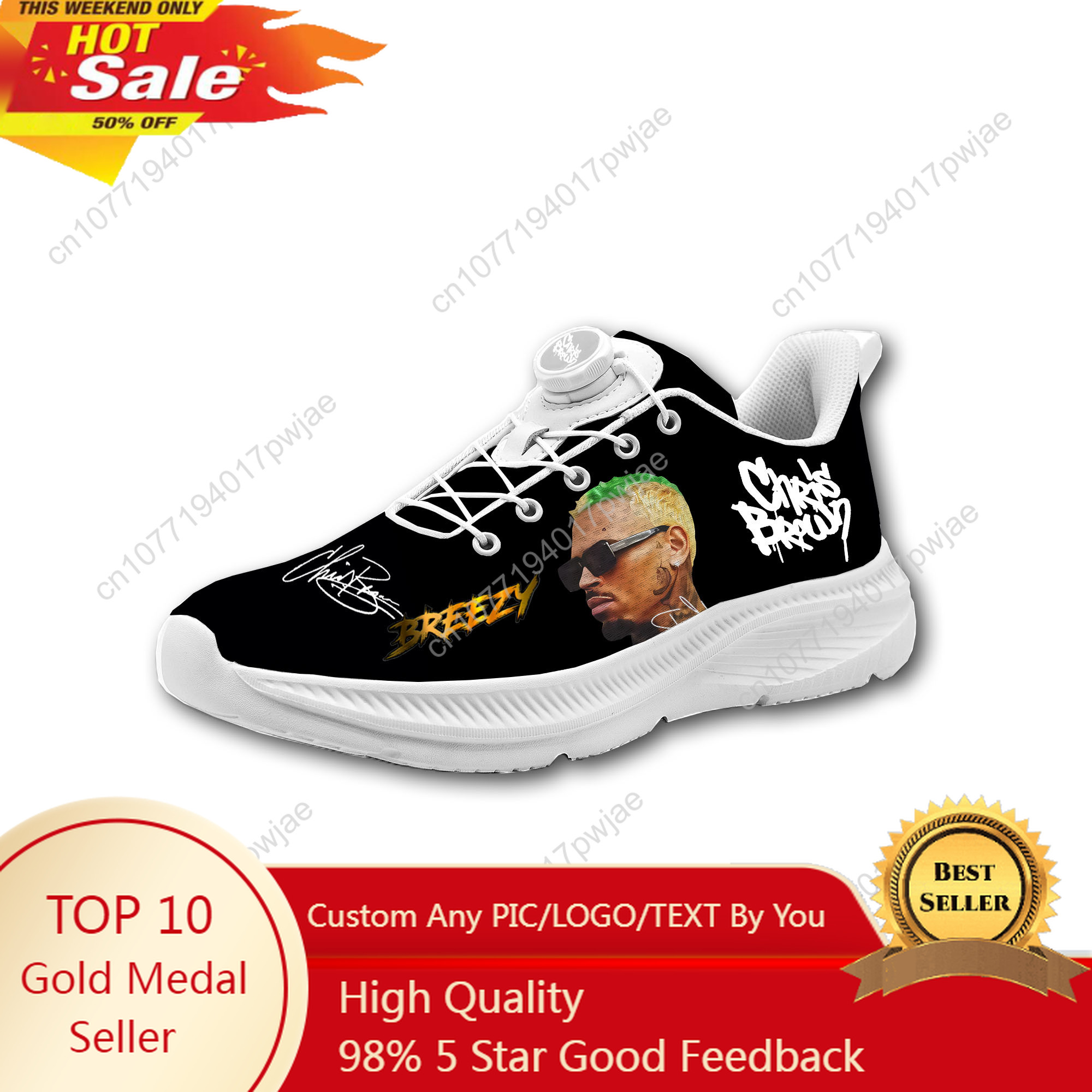 Chris Brown Rapper Mens Womens - Running Shoes Lightweight recension och pris