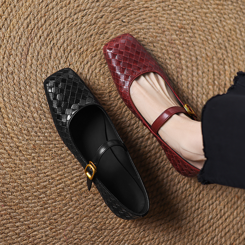 Woven Flat Bottom Mary Jane Wo - Men'S Shoes In Fashion recension och pris