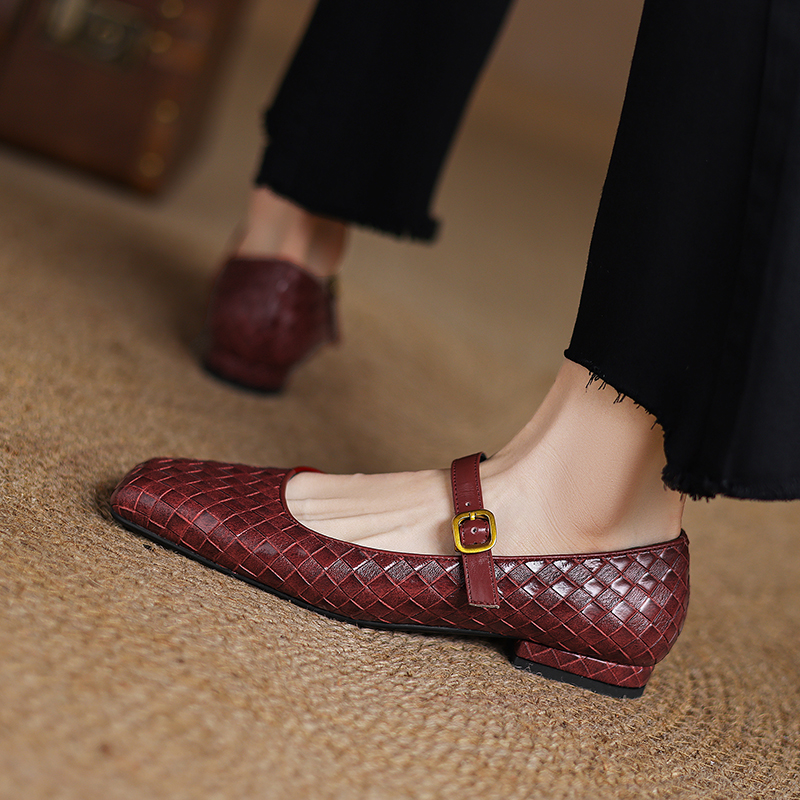 Woven Flat Bottom Mary Jane Wo - Men'S Shoes In Fashion recension och pris