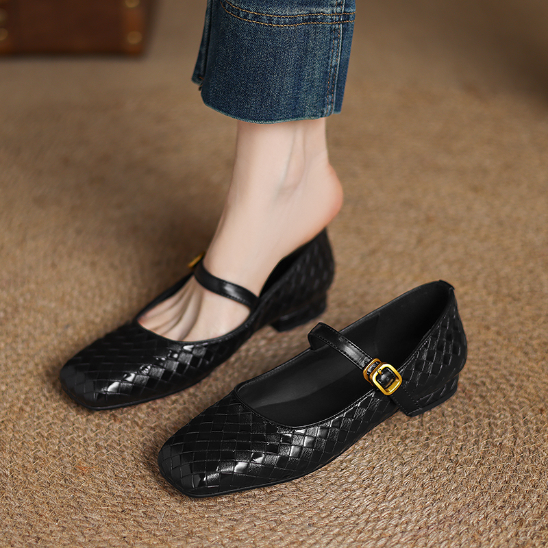 Woven Flat Bottom Mary Jane Wo - Men'S Shoes In Fashion recension och pris