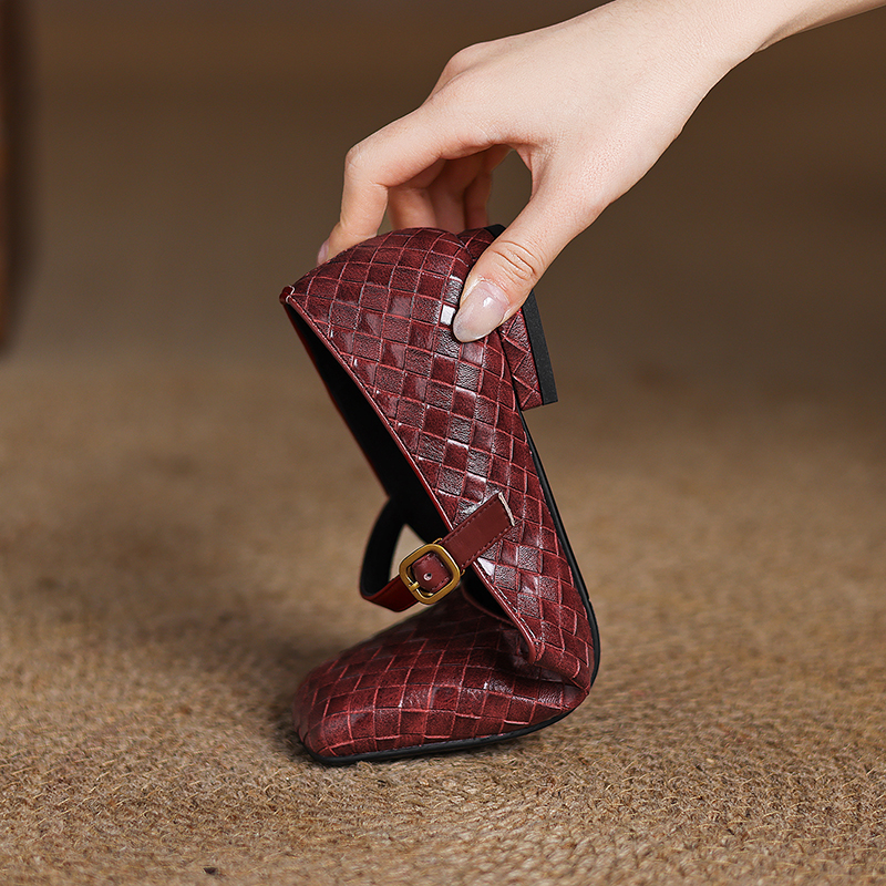 Woven Flat Bottom Mary Jane Wo - Men'S Shoes In Fashion recension och pris