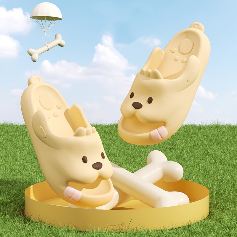 Cute Dog Cartoon Slippers Wome - Men'S Shoes For Summer recension och pris