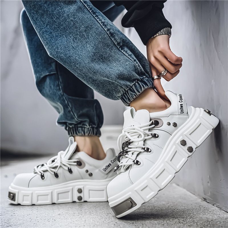 2026 New Men Chunky Platform R - Men'S Shoes Dress Casual recension och pris