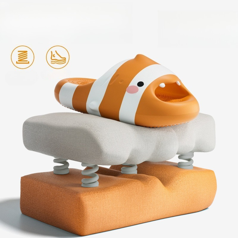 Cute Fish Cartoon Slides Women - Men'S Shoes For Summer recension och pris