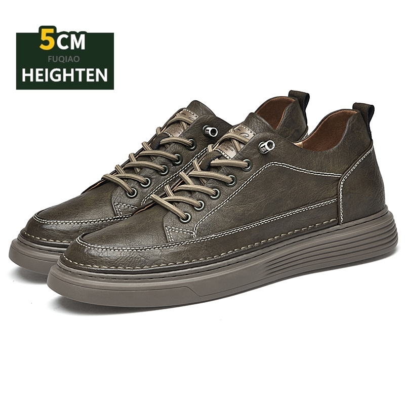 5cm Height Increase Leather Sh - Men'S Shoes To Increase Height recension och pris