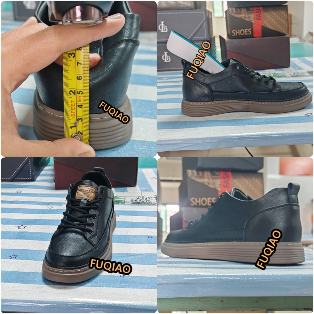 5cm Height Increase Leather Sh - Men'S Shoes To Increase Height recension och pris