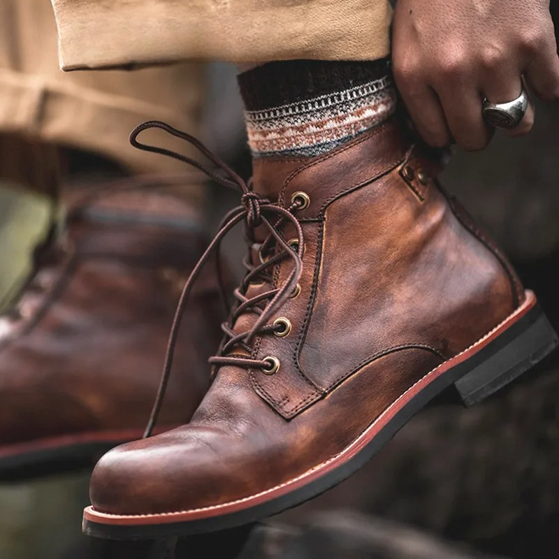 Men's Shoes Luxury Retro High  - Men'S Shoes Dress Casual recension och pris