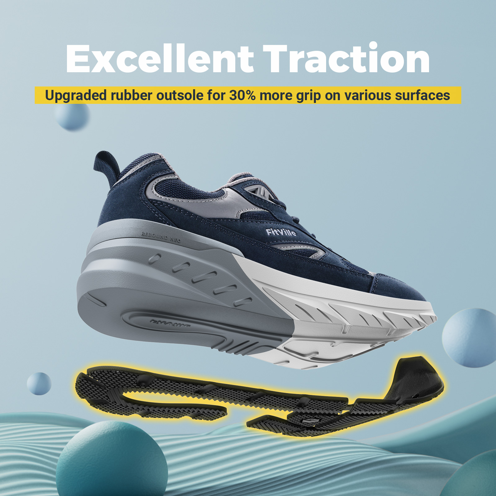 FitVille Newest Walking Shoes  - Men Shoes H&M recension och pris